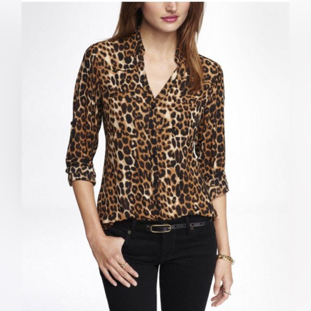 Express Animal Print Blouse